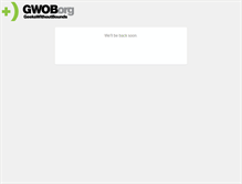 Tablet Screenshot of gwob.org